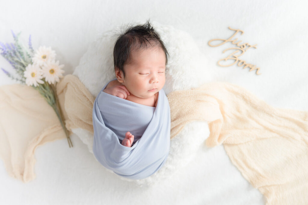 ニューボーンフォト撮影で大切にしている赤ちゃんの安全と安心。埼玉・東京出張撮影